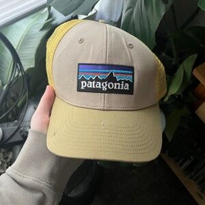 Yellow Patagonia Trucker Hat